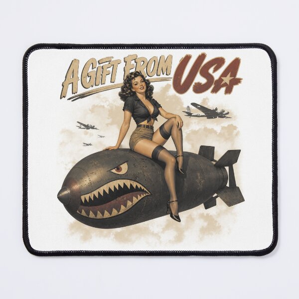 Item preview, Vintage Pinup Bombshell Airforce Poster designed and sold by castillomiami.