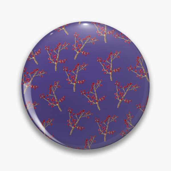Item preview, Elegant Red Berry Botanical Pattern | color 13 designed and sold by Asmaa Abdul-Azim.