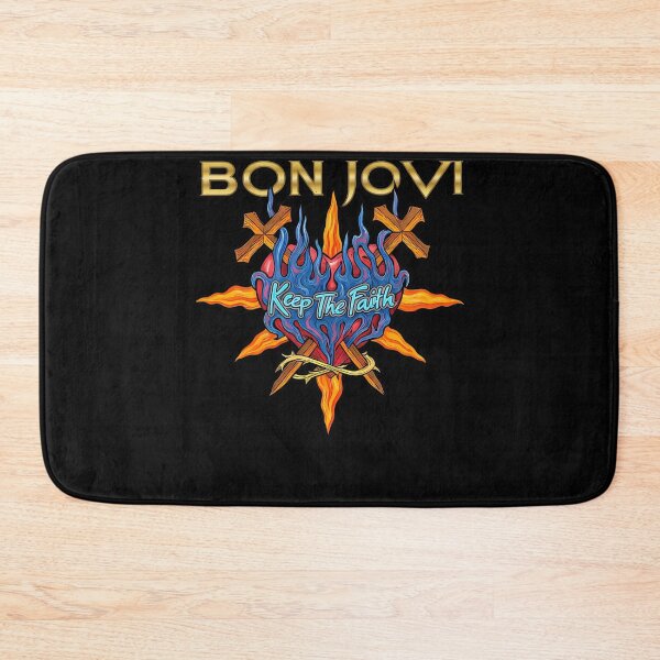 Item preview, Bon Jovis Keep The Faith Flaming Heart designed and sold by JohnesDooley.