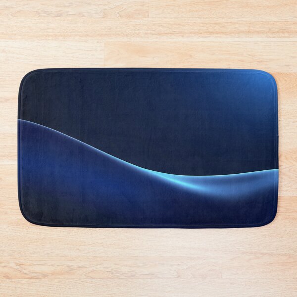 Item preview, Minimalist Midnight Navy Silk Fluid Wave designed and sold by CuteSlothWorld.