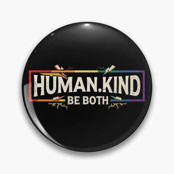 Item preview, Vintage Human Kind Be Both Rainbow Equality designed and sold by Vermanartist.