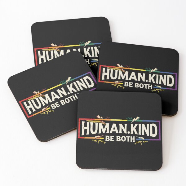 Item preview, Vintage Human Kind Be Both Rainbow Equality designed and sold by Vermanartist.