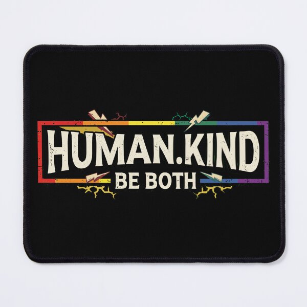 Item preview, Vintage Human Kind Be Both Rainbow Equality designed and sold by Vermanartist.