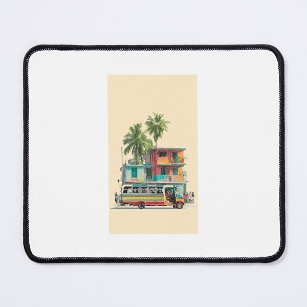 Item preview, Bus tap Haiti Tropical color designed and sold by AyitiBleuShop.