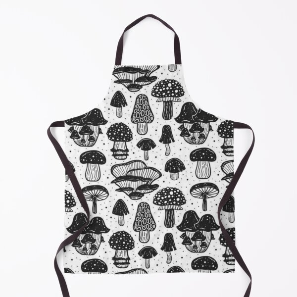 Item preview, Monochrome mushrooms  designed and sold by StrangerThreads.