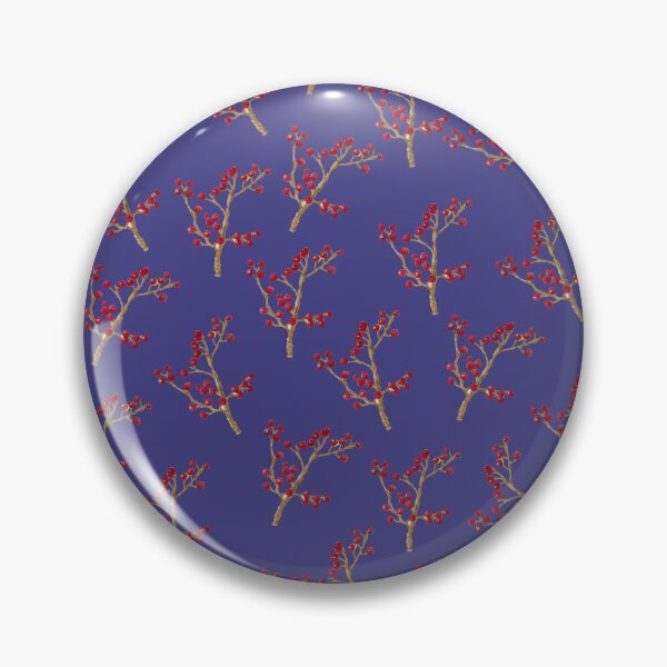 Item preview, Elegant Red Berry Botanical Pattern | color 14 designed and sold by Asmaa Abdul-Azim.