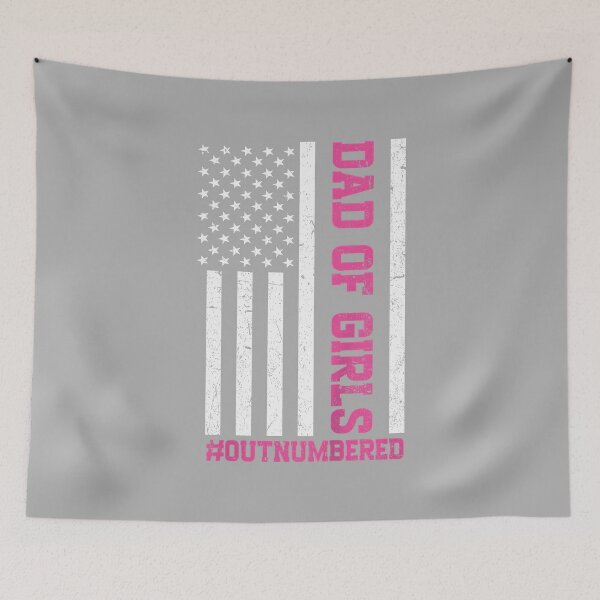 Item preview, Girl Father's Day Daddy & Dad of Girls Outnumbered designed and sold by ArleneRowe.