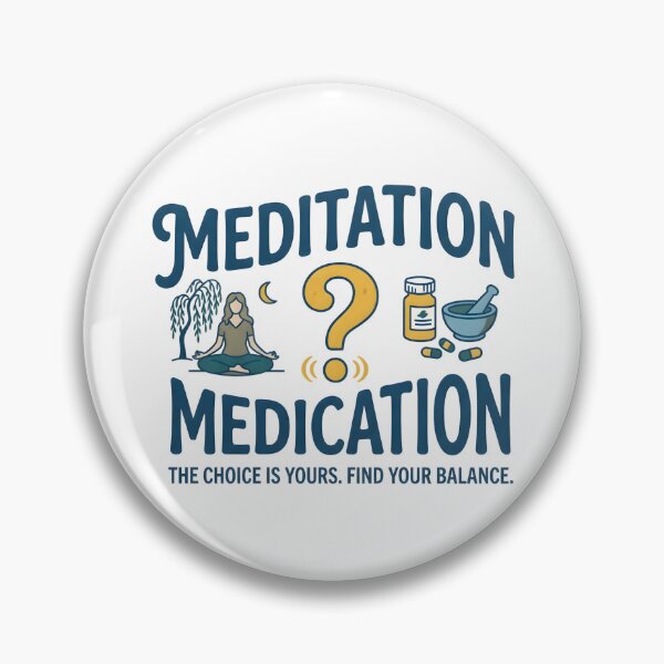 Item preview, Mindfulness or Medicine – The Choice Is Yours designed and sold by bluesirian22.