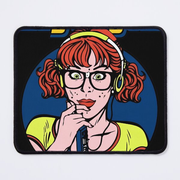 Item preview, Retro Pop Art Music Fan Portrait designed and sold by Noheqa.