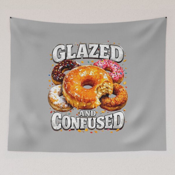 Item preview, Glazed and Confused Donut Pun Bootleg Meme Dad Joke designed and sold by ArleneRowe.