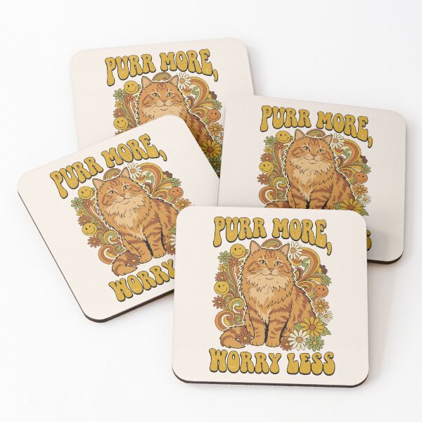 Item preview, Purr More Worry Less designed and sold by AliveStyle.