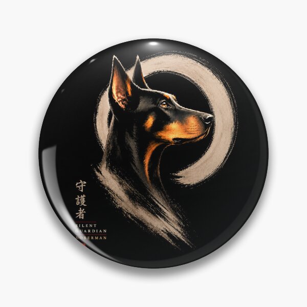 Item preview, Silent Guardian – Doberman | Guardians of the Enso Collection designed and sold by Sanctum Icons.