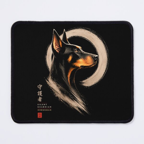 Item preview, Silent Guardian – Doberman | Guardians of the Enso Collection designed and sold by Sanctum Icons.
