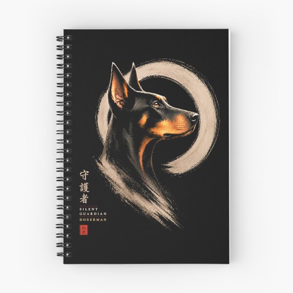 Item preview, Silent Guardian – Doberman | Guardians of the Enso Collection designed and sold by Sanctum Icons.