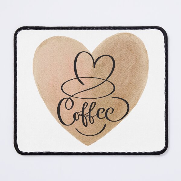 Item preview, Heart Shaped Coffee Bean Pattern designed and sold by Coffee & Designs.