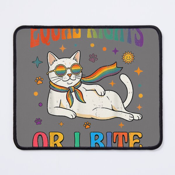 Item preview, Equal Rights Pride Cat Shirt Funny Gay Pride Gift designed and sold by KristineLi.
