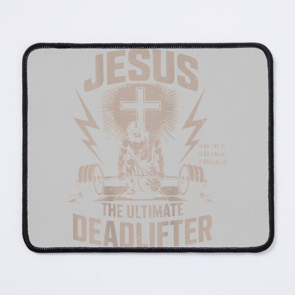 Item preview, Jesus The Ultimate Deadlifter Funny Christian Gym Workout designed and sold by mjohnson9.