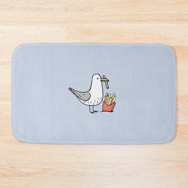 Item preview, Seagull Eating Fries designed and sold by Spring Things.