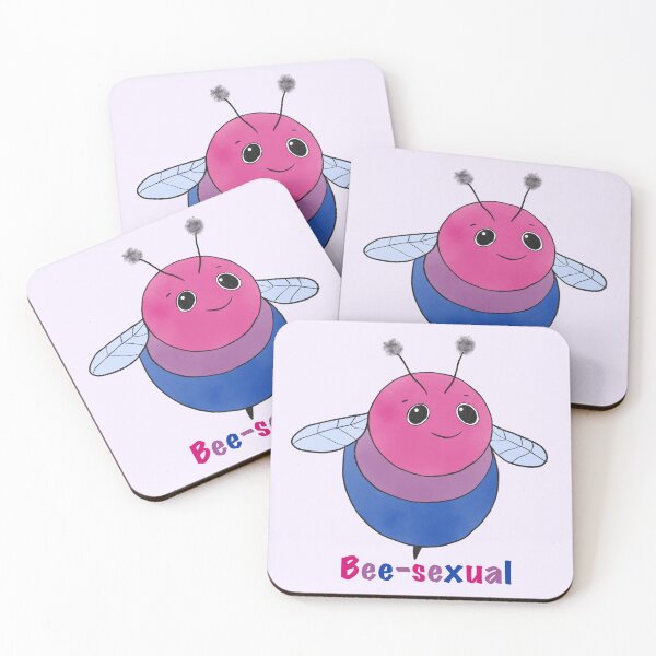 Item preview, Cute Hand Drawn Bee-sexual Bisexual Pride Bee designed and sold by SweetLilith.