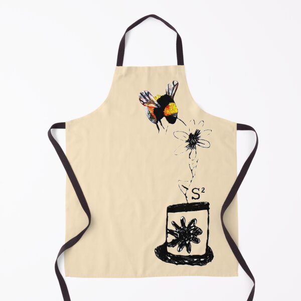 Item preview, Whimsical Bumblebee and Flower Pot Illustration designed and sold by ArtistsAtticWI.