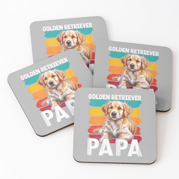 Item preview, Golden Retriever Papa, Father's Day, Dad, Grandpa designed and sold by ArleneRowe.