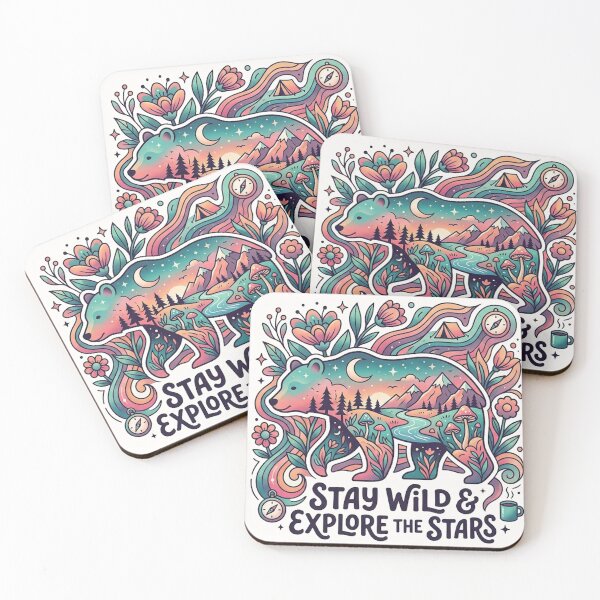 Item preview, stay wild & explore the stars designed and sold by bandarartisan.