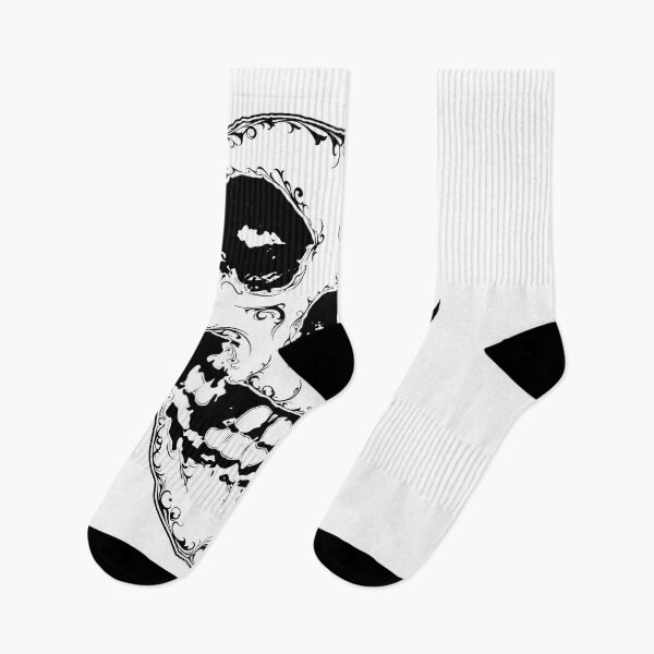 Item preview, High Contrast Skull Visage Graphic Art designed and sold by TokyoAyashi.