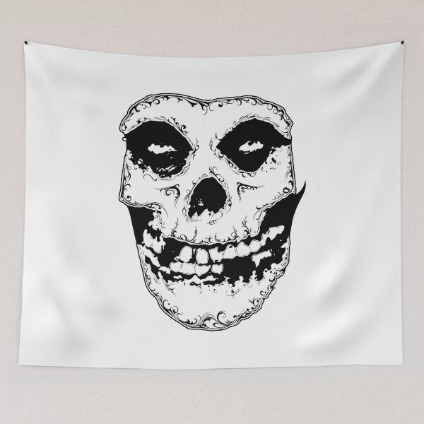 Item preview, High Contrast Skull Visage Graphic Art designed and sold by TokyoAyashi.