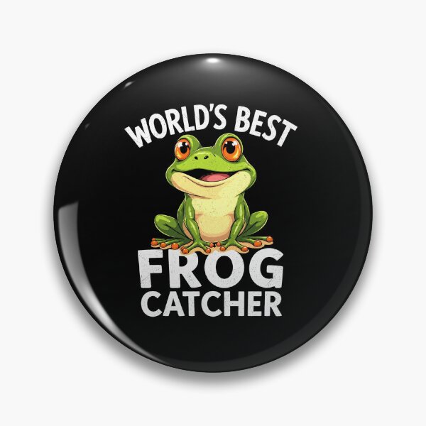 Item preview, World’s Best Frog Catcher Funny Amphibian Lover Design designed and sold by MiALopezArt.