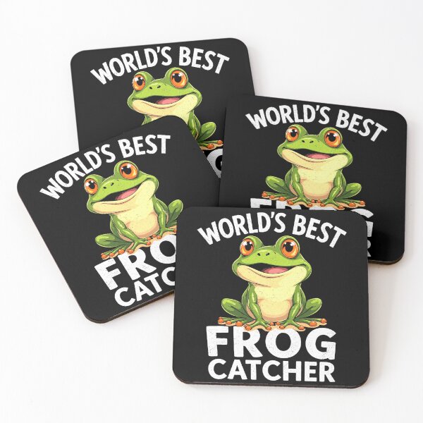 Item preview, World’s Best Frog Catcher Funny Amphibian Lover Design designed and sold by MiALopezArt.