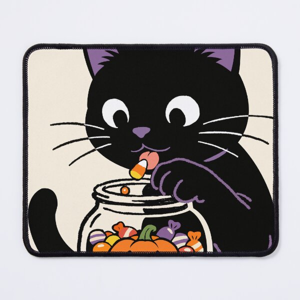 Item preview, Black Cat & Halloween Candy Jar designed and sold by SugarCore.