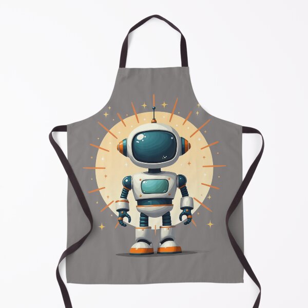 Item preview, Retro Friendly Robot designed and sold by syotos-ai.