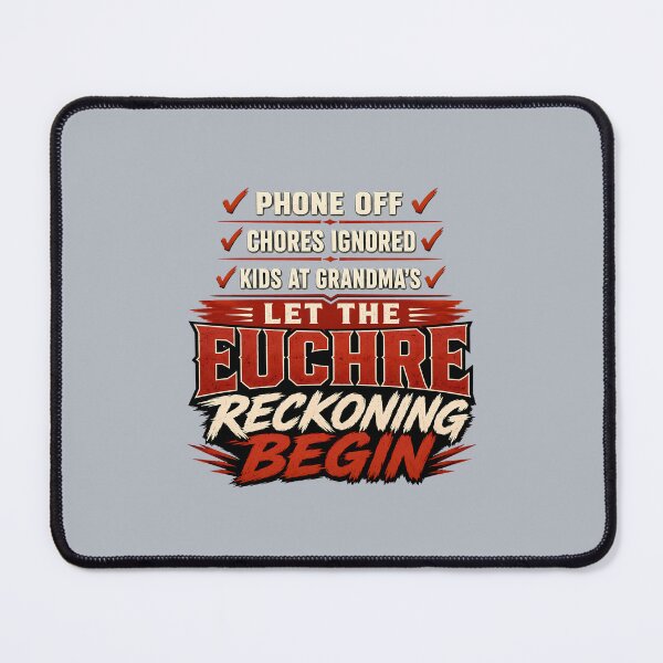Item preview, Let the Euchre Reckoning Begin - A Tribute to one of the Best Card Games designed and sold by 2BrokeYoopers.