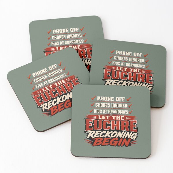 Item preview, Let the Euchre Reckoning Begin - A Tribute to one of the Best Card Games designed and sold by 2BrokeYoopers.