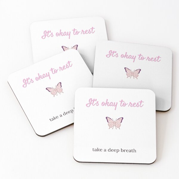Item preview, You are safe – gentle reminder, soft self care quote designed and sold by miho-anshin.