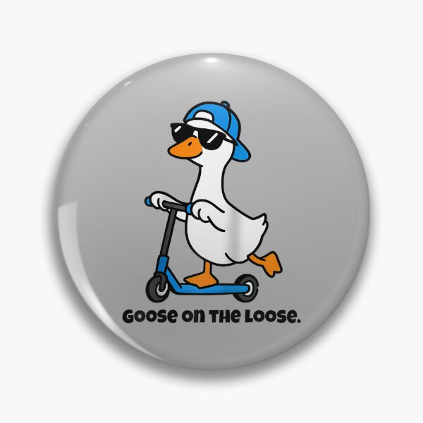 Item preview, Goose on the Loose. Funny Goose for Adults or Kids Humor Raglan Baseball Tee designed and sold by ArleneRowe.