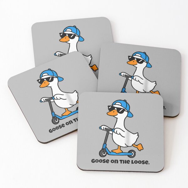 Item preview, Goose on the Loose. Funny Goose for Adults or Kids Humor Raglan Baseball Tee designed and sold by ArleneRowe.