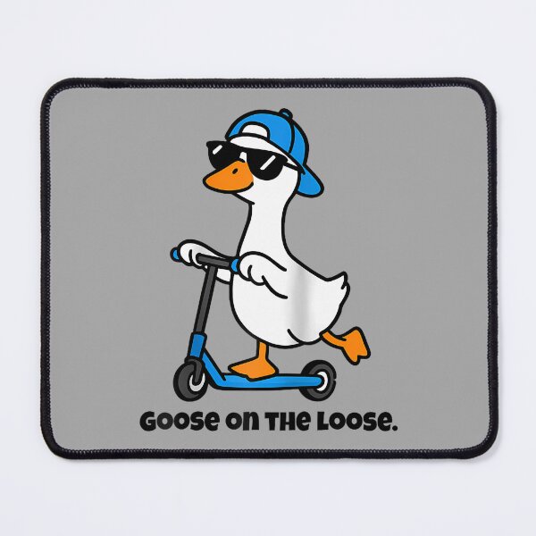 Item preview, Goose on the Loose. Funny Goose for Adults or Kids Humor Raglan Baseball Tee designed and sold by ArleneRowe.