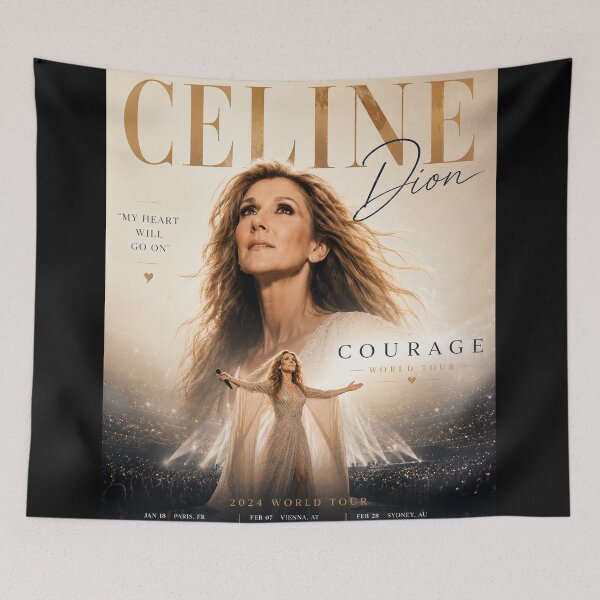 Item preview, Celine Dion Courage World Tour designed and sold by pharrowi212.