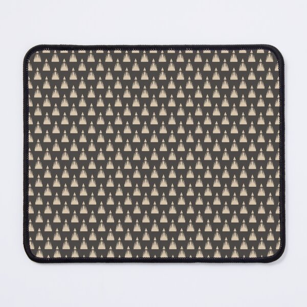 Item preview, Small Bold Geometric Temple Tower Pattern Charcoal Ivory Repeat designed and sold by DColourMuse.