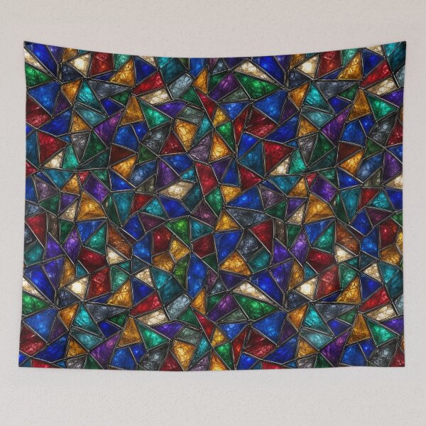 Item preview, Chaotic Jewel Shards Stained Glass designed and sold by Dresut.