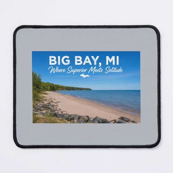 Item preview, Big Bay Michigan - Where Superior Meets Solitude | Lake Superior U.P. Travel Art designed and sold by 2BrokeYoopers.
