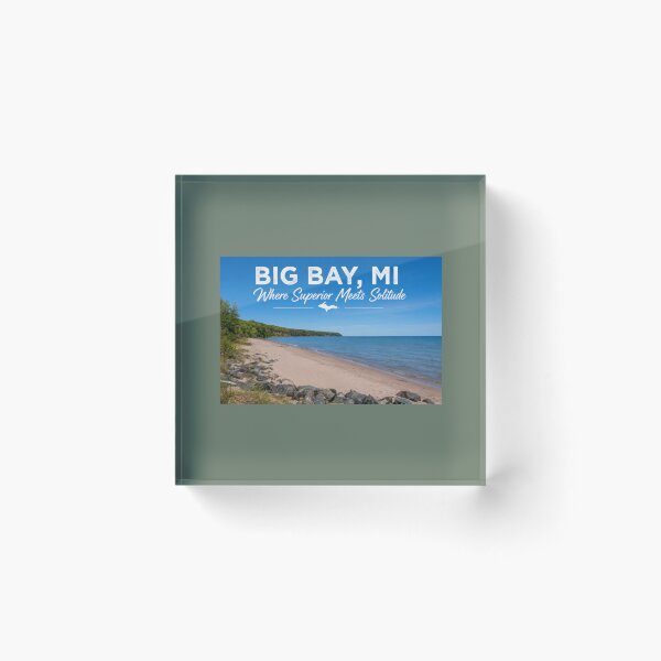 Item preview, Big Bay Michigan - Where Superior Meets Solitude | Lake Superior U.P. Travel Art designed and sold by 2BrokeYoopers.