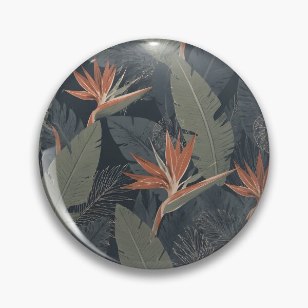 Item preview, Funda para iPhone con estampado botánico de ave del paraíso tropical oscuro designed and sold by FestivityFinds.