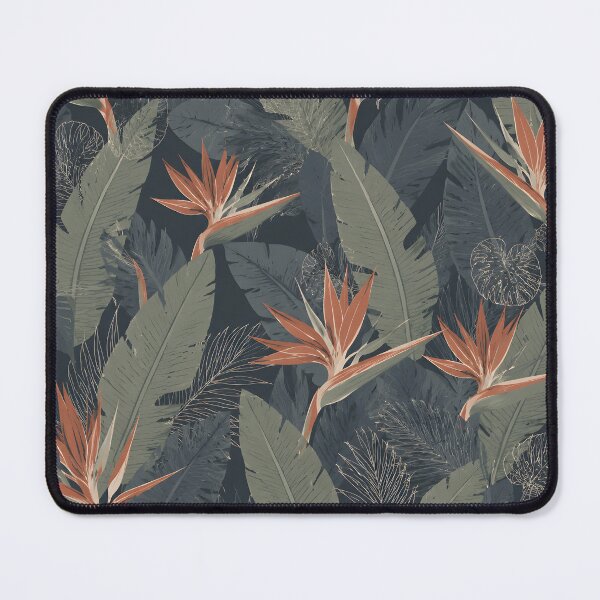 Item preview, Dark Tropical Bird of Paradise Botanical Pattern iPhone Case designed and sold by FestivityFinds.