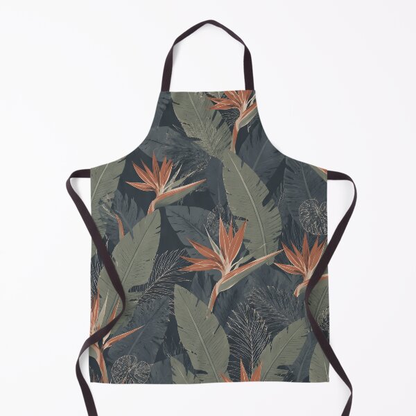 Item preview, Dark Tropical Bird of Paradise Botanical Pattern iPhone Case designed and sold by FestivityFinds.