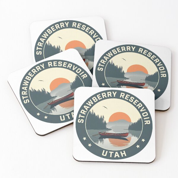 Item preview, Utah Reservoir Scenic Badge Outdoors designed and sold by snugglee.