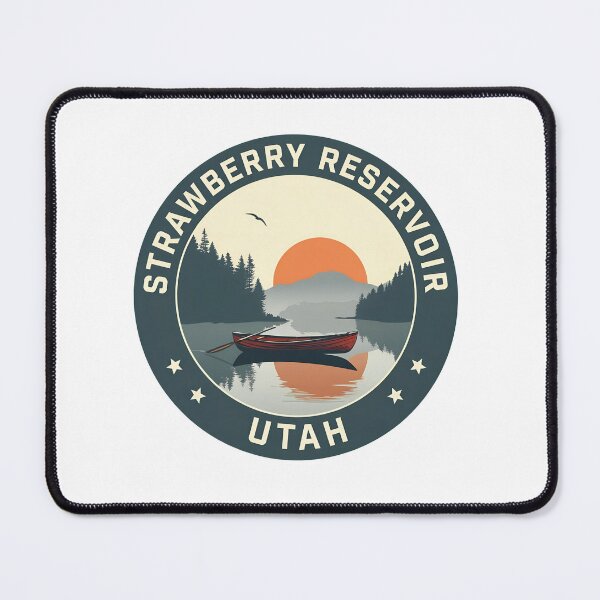 Item preview, Utah Reservoir Scenic Badge Outdoors designed and sold by snugglee.
