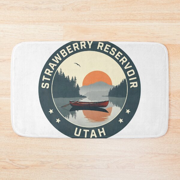 Item preview, Utah Reservoir Scenic Badge Outdoors designed and sold by snugglee.