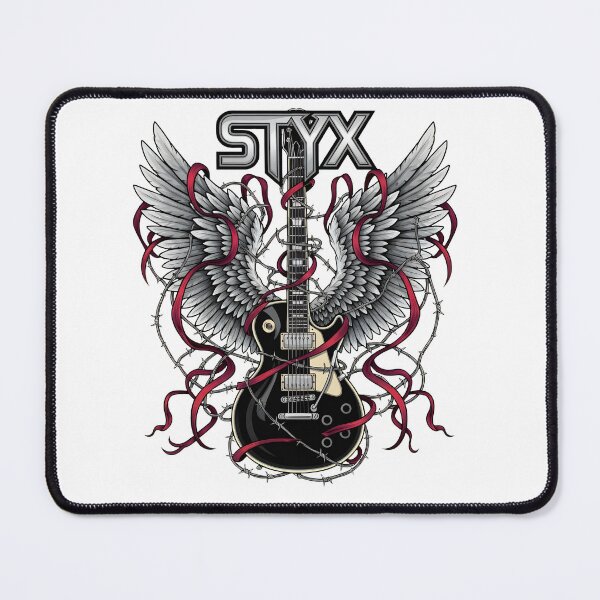 Item preview, Winged Guitar Barbed Wire Rock Graphic designed and sold by snugglee.